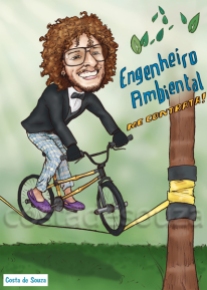 caricatura formatura engenharia ambiental